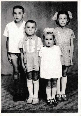 Roman Sembratovych with children