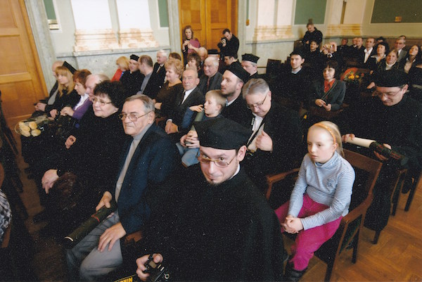 Victor Bodnar and his parents 