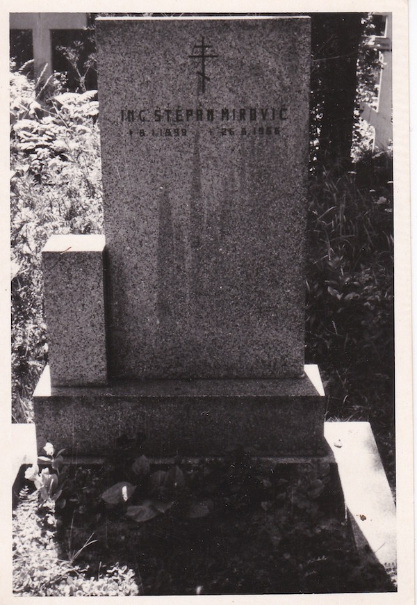 Tomb of Stephan Mirovich in Prague